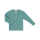 Puri Kinder Pullover 74/80 basilikum Henley aus Biobaumwolle  mit Leinen GOTS