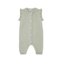 Puri Baby Strampler Rüschen 62/68 tea green...