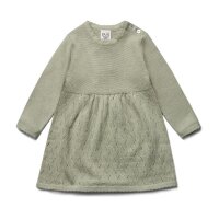 Puri Baby Ajour Strickkleid Baumwolle kbT/Seide GOTS