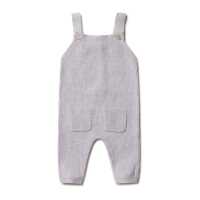 Puri Baby Latzhose Perlfangstrick Baumwolle kbT/Seide GOTS