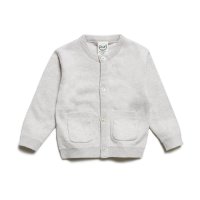 Puri Baby Cardigan Doppelstrick Baumwolle kbT/Seide GOTS