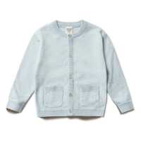 Puri Baby Cardigan Doppelstrick Baumwolle kbT/Seide GOTS