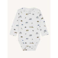 Hust & Claire Buller Baby Body langarm mit Print aus Bambus