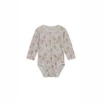 Hust & Claire Buller Baby Body langarm mit Print aus Bambus