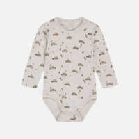 Hust & Claire Buller Baby Body langarm mit Print aus Bambus