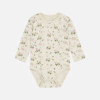 Hust & Claire Buller Baby Body langarm mit Print aus Bambus