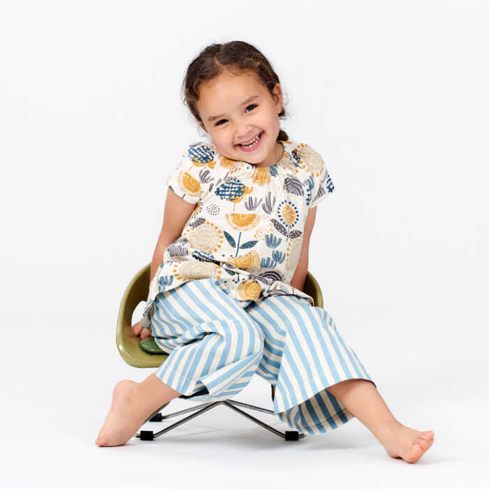 Sense Organics NILA Top AOP Mixed Flowers Jersey