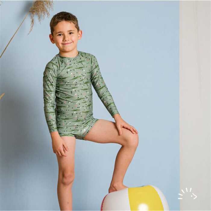 Iobio Kinder UV Schwimm Shorts Crocodile 122/128 Polyamid-Elasthan