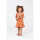 Sense Organics NURIA Dress AOP Batik Circle Cinnamon Baumwolle kbT