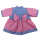 Emil Schwenk Puppen Sommerkleid in Baumwolle (Karo) mit Schleife, Gr.32