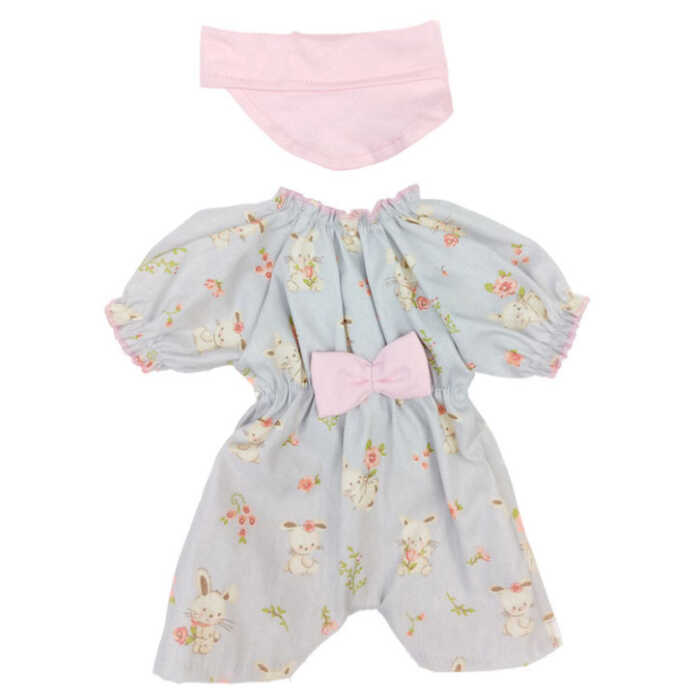 Emil Schwenk Puppen Jumpsuit mit Sonnenschild Gr.32