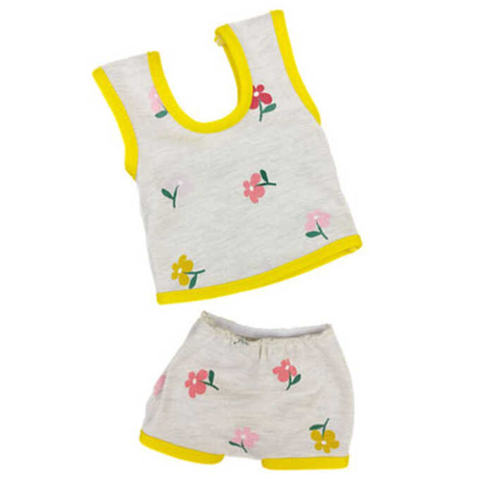 Emil Schwenk Puppen Unterwäsche Blumendesign jersey Gr.32