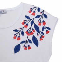 Enfant Terrible Top mit gestricktem Motiv