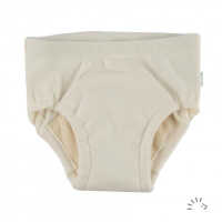 Iobio Trainings-Slip ecru 86/92 Feinripp Baumwolle kbT