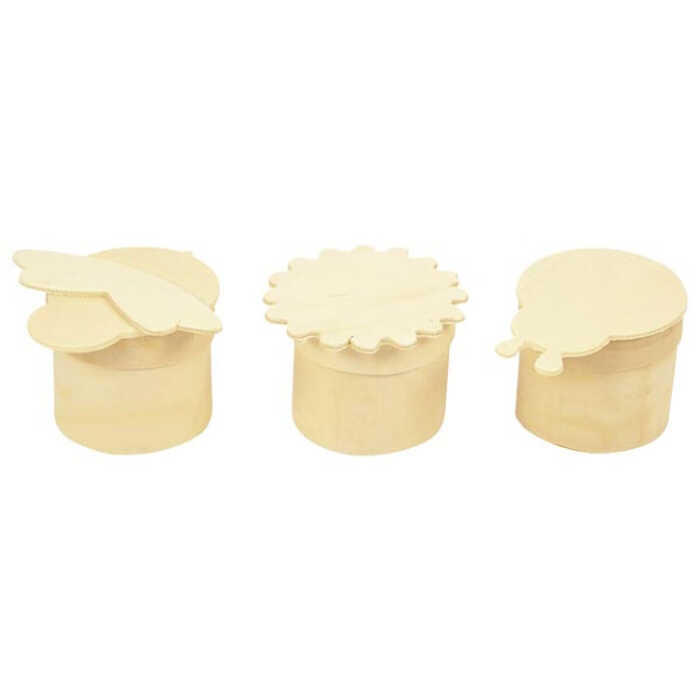 Goki Holzdose Insekten 3er Set 0+ Holz