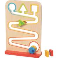 Goki Kinder Kullerbahn Zickzack 1+ Holz