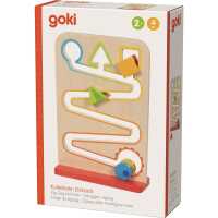 Goki Kinder Kullerbahn Zickzack 1+ Holz