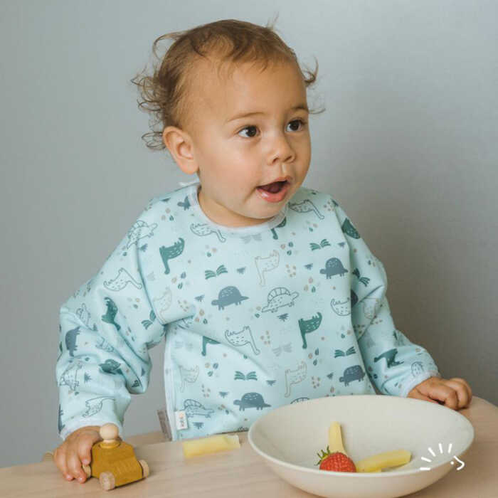 Popolini Baby Langarmlätzchen wasserfest Polyester