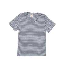 Lilano Kinder Unterhemd kurzarm 104 marine Wolle kbT/Seide