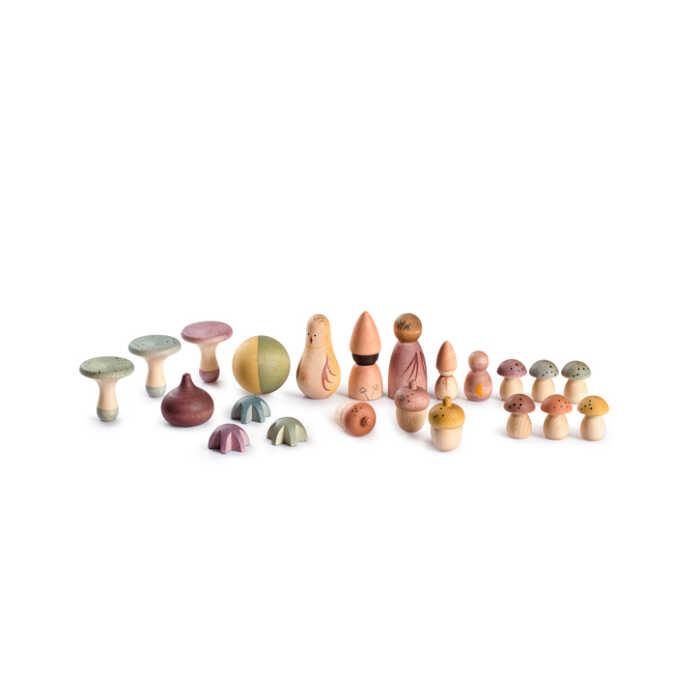 Grapat Mondlicht Figuren aus Holz