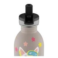 24bottles Urban Bottle 250ml Lucky Dog Trinkflasche mit Sport Lid aus Edelstahl