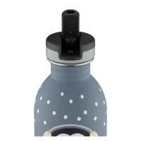 24bottles Urban Bottle 250ml Happy Penguin Trinkflasche mit Sport Lid aus Edelstahl