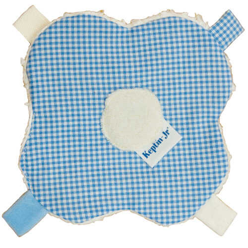 Keptin-Jr Blankiez Label Blume, hellblau