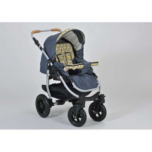 Naturkind Kinderwagen Sportsitz + Tragenest + Sitzauflage, Design Goldhamster, sofort lieferbar