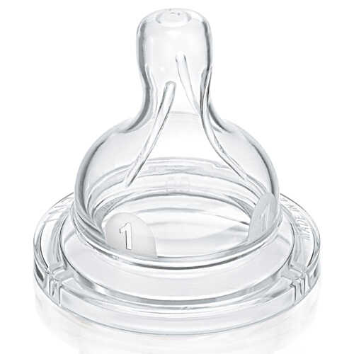 Philips Avent Classic-Sauger, 1-Loch für Neugeborene, 2er Packung