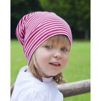 Pickapooh Strunzl, Wolle/Seide, 2,  fuchsia/natur Schlauchschal