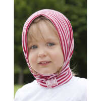 Pickapooh Strunzl, Wolle/Seide, 2,  fuchsia/natur Schlauchschal