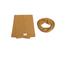 Pickapooh Strunzl 1 caramel Wolle kbT/Seide Schlauchschal