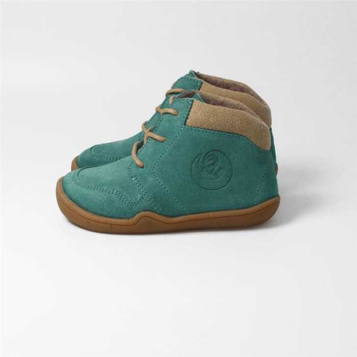 BLifestyle PANGOLIN  petrol breit Barfussschuh mit Wollvliesfutter