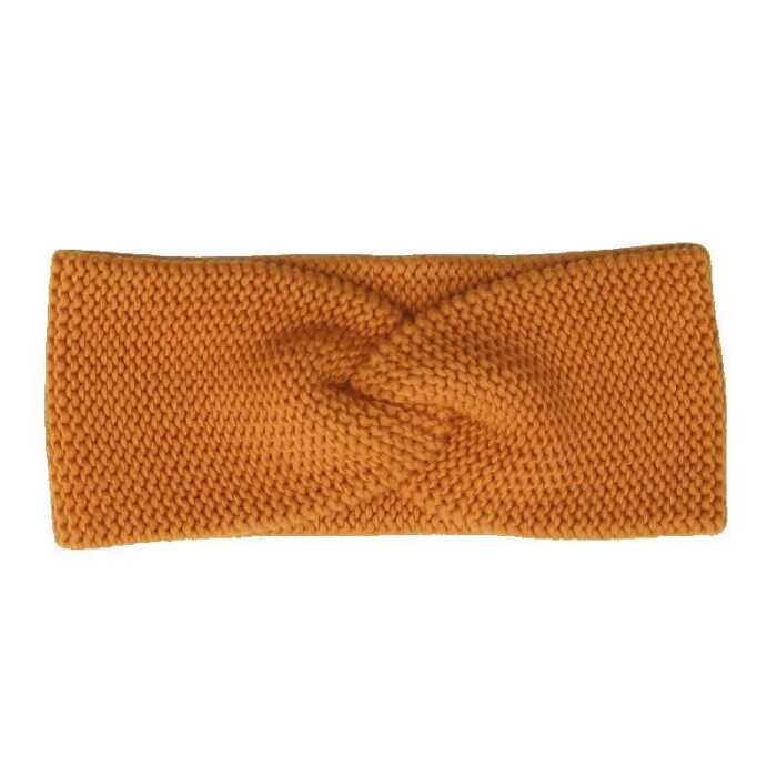 Enfant Terrible Strick Stirnband in curry 50/52