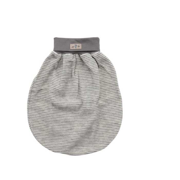 Lilano Wickelsäckchen Wollfrottee kbT Plüsch Baby Pucksack