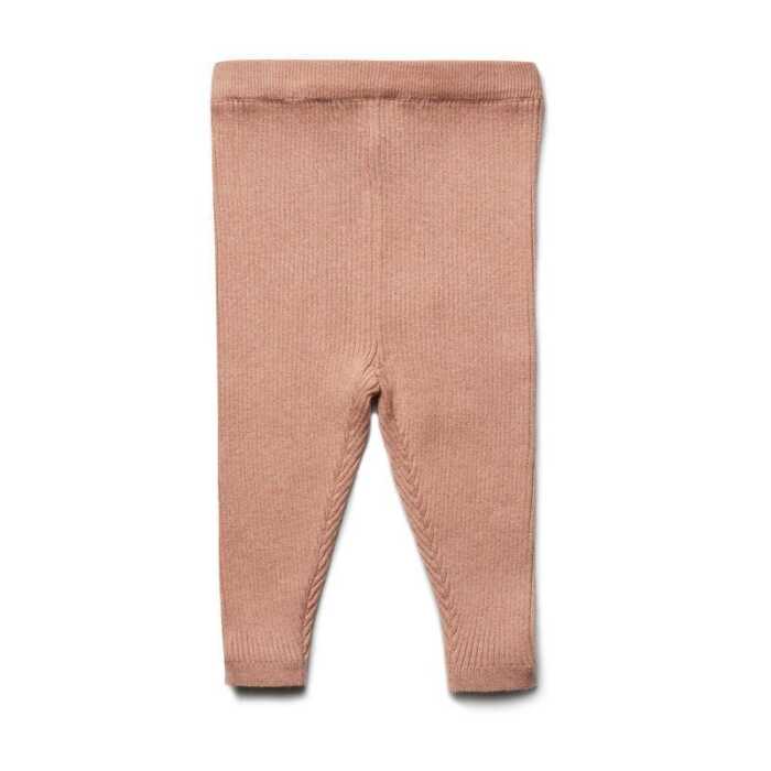 Puri Baby Legging Rippstrick Baumwolle kbA/Schurwolle GOTS