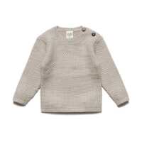 Puri Baby Pullover Strukturstrick Schurwolle kbT...