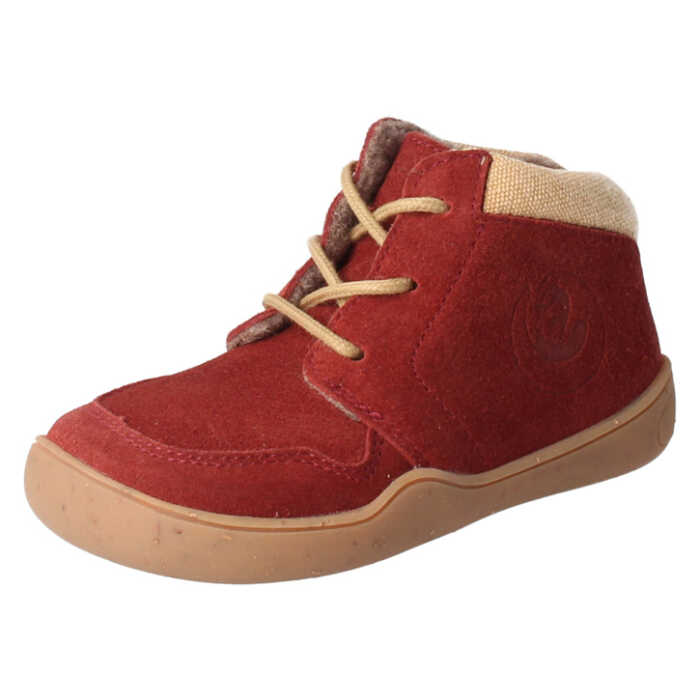 BLifestyle PANGOLIN bordeaux schmal Bio-Veloursleder mit Wollvliesfutter