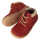 BLifestyle PANGOLIN bordeaux schmal Bio-Veloursleder mit Wollvliesfutter