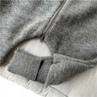Reiff Kinder Schlafsack mit Fuß aus Schurwollfleece kbT fels 86/92