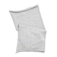 Halfen Strick-Loopschal onesize grau Merinowolle Kinder
