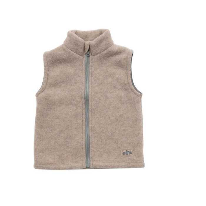 Lilano Kinder Weste  sand Wollfleece kbT