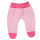 Emil Schwenk Puppen Hose mit Fuß rosa (geringelt), Gr. 32