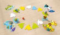 Haba Spiel mit Puzzle Wo leben Löwe & Co. Kinderspiel ab 3+