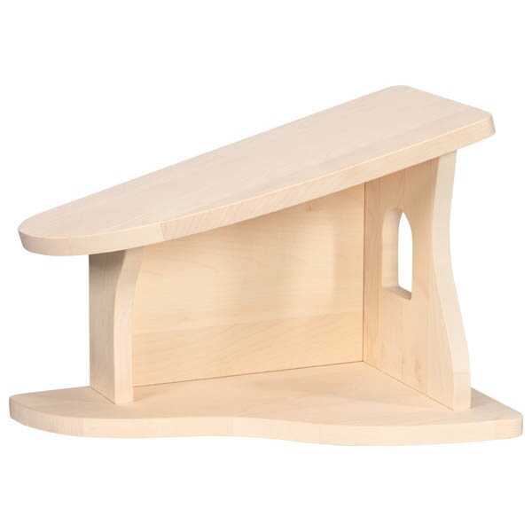 HOLZTIGER Stall, Krippe, montiert 3+ Holz