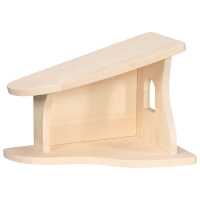 HOLZTIGER Stall, Krippe, montiert 3+ Holz