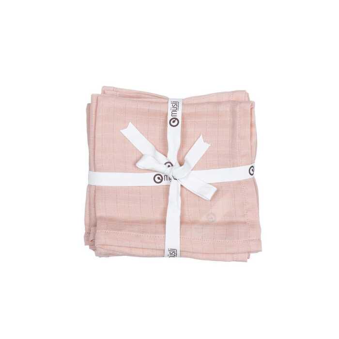 Müsli Muslin Waschlappen, 5er Pack 27x27