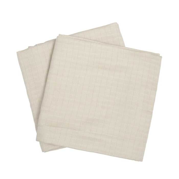 Müsli Mullwindeln  2er Pack 120x120 desert green