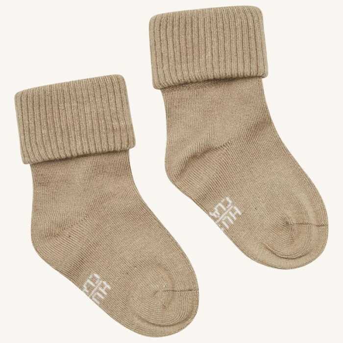 Hust & Claire Fosu Kinder Socken aus Bambus Warm Sand 33/36