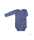 Iobio Baby Body langarm  86/92 ocean melange Wolle kbT/Seide GOTS